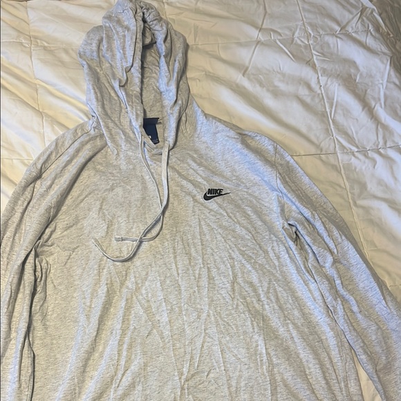 Nike Gray Pullover Sweatshirt Hoodie - Picture 1 of 1